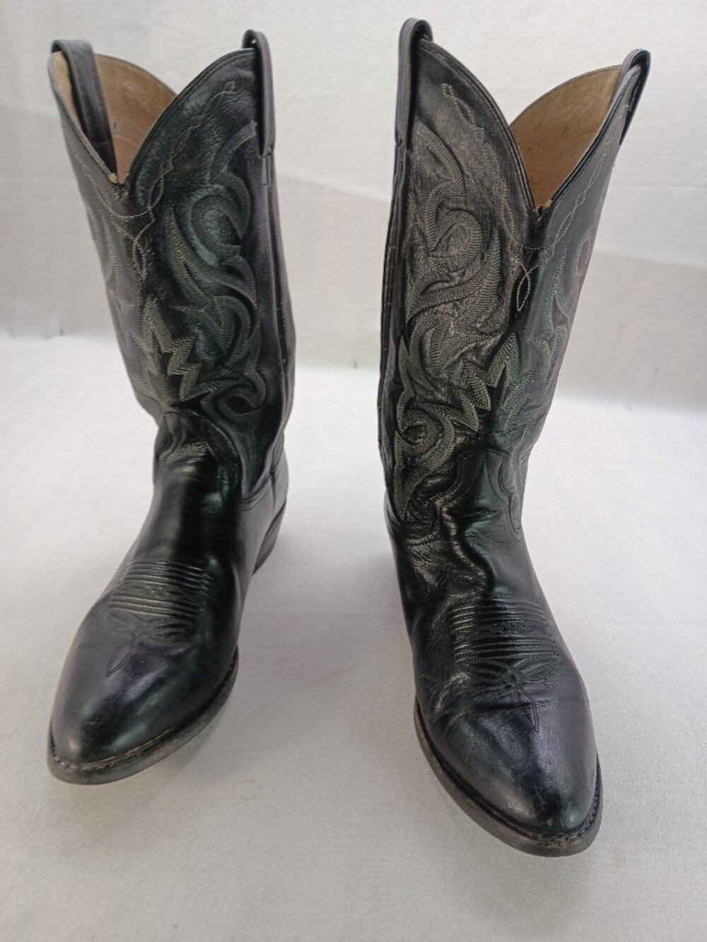Dan Post Men's Mignon Western Boots - Round Toe Men's Size 10.5 W Black